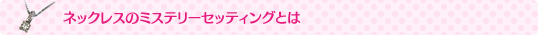 ネックレスミステリーセッティング